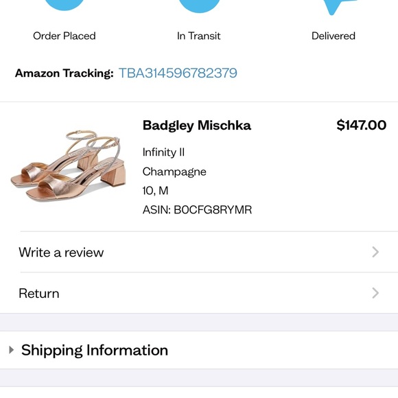 Badgley Mischka® Infinity II sandals, Size 10, worn once - Picture 6 of 13
